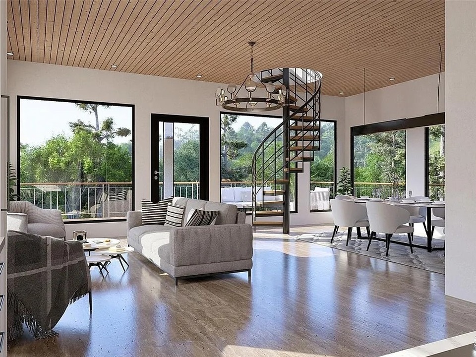 Mountain views through windows at 221 Serenity Ridge Trail